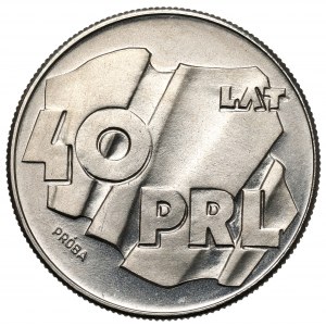 Próba NIKIEL 100 złotych 1984, 40 lat PRL