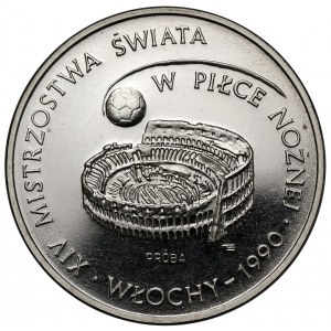 Próba NIKIEL 1.000 złotych 1988 MŚ w Piłce Nożnej Włochy