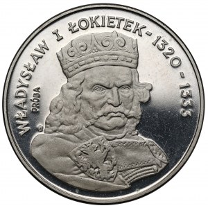 Próba NIKIEL 500 złotych 1986 Władysław I Łokietek