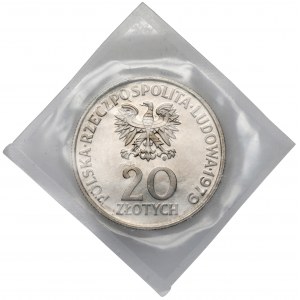 Próba NIKIEL 20 złotych 1979 Szpital Centrum Zdrowia Dziecka