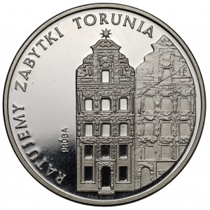 Próba NIKIEL 5.000 złotych 1989 Ratujmy Zabytki Torunia