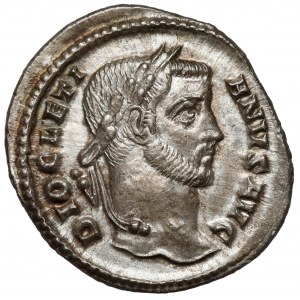 Dioklecjan (284-305 n.e.) Argenteus, Rzym - rzadki nominał
