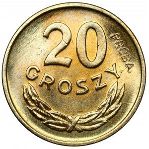 Próba MOSIĄDZ 20 groszy 1957