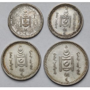 Mongolia, 10-20 möngö 1925 - zestaw (4szt)