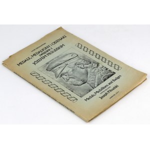 Medale, medaliony i odznaki związane z Józefem Piłsudskim, J. Strzałkowski