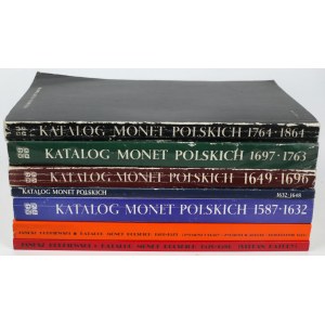 Katalog monet polskich od 1506-1864 - komplet (7szt)