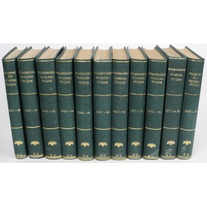 Wiadomości Numizmatyczne 1957-1978 zestaw (11szt)
