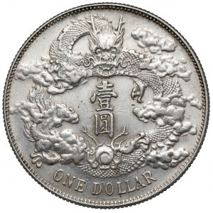 Chiny, Xuantong, Yuan / Dolar rok 3 (1911)
