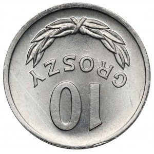 Destrukt 10 groszy 1966 - ODWROTKA