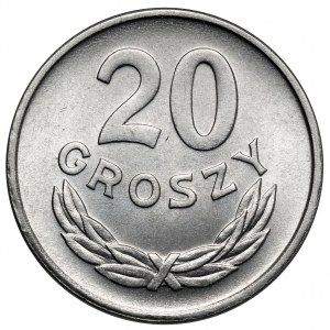 20 groszy 1957 - wąska data - rzadkie