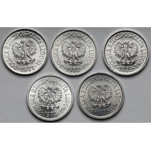 10 groszy 1971-1975 - zestaw (5szt)