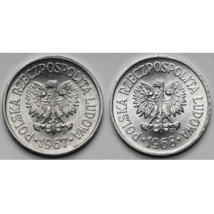 10 groszy 1967 i 1968 - zestaw (2szt)