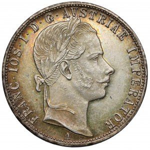 Austria, Franciszek Józef I, Floren 1860-A, Wiedeń