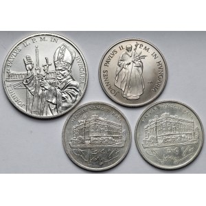 Węgry, 100-500 forintów 1991-1993, w tym Jan Paweł II - zestaw (4szt)