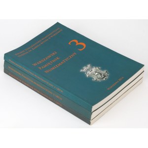Warszawski pamiętnik numizmatyczny, Tom 1-3 (3szt)