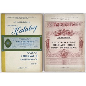 Katalogi Obligacji Polskich 1782-1918 i 1918-1959, J. Moczydłowski