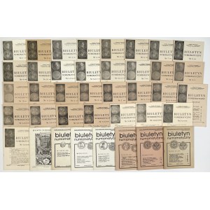 Biuletyny numizmatyczne 1981-1986 komplet (39szt)