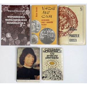 Zestaw literatury numizmatycznej (5szt)