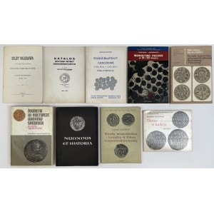 Zestaw literatury numizmatycznej (9szt)