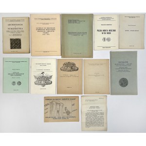 Zestaw literatury numizmatycznej (12szt)