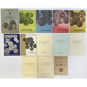 Zestaw literatury medalierskiej (13szt)