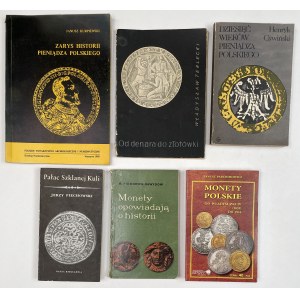 Zestaw literatury numizmatycznej (6szt)