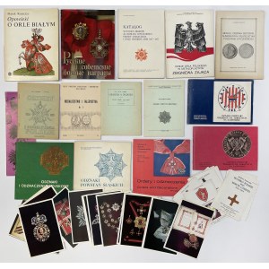 Zestaw literatury medalierskiej i falerystycznej ze zdjęciami (15szt)