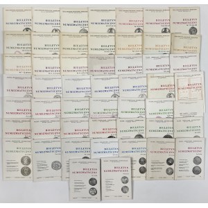 Zestaw biuletynów numizmatycznych 1987-1999 (51szt)