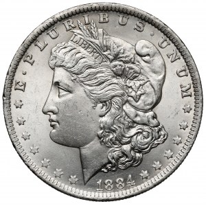 USA, Dolar 1884-O, New Orleans - Morgan Dollar