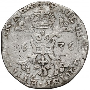 Niderlandy Hiszpańskie, Filip IV, Patagon 1636, Flandria