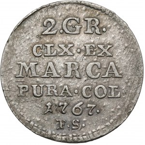 Poniatowski, Półzłotek 1767 FS