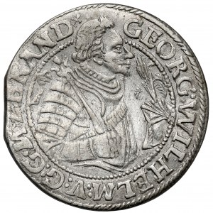 Prusy, Jerzy Wilhelm, Ort Królewiec 1622 - rzadkie popiersie - BRAND+