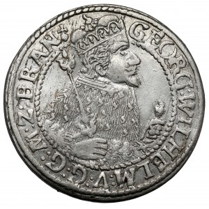 Prusy, Jerzy Wilhelm, Ort Królewiec 1624 - znak na Aw. i Rw.
