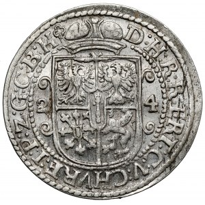 Prusy, Jerzy Wilhelm, Ort Królewiec 1624 - znak na Aw. i Rw.