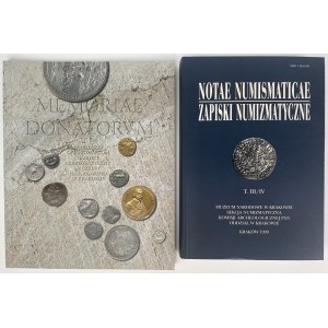Memoriae Donatorum i Zapiski numizmatyczne Tom. 3/4 - zestaw (2szt)