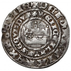 Czechy, Wacław II Czeski (1278-1305) Grosz praski