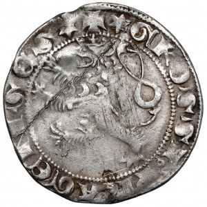Czechy, Wacław II Czeski (1278-1305) Grosz praski