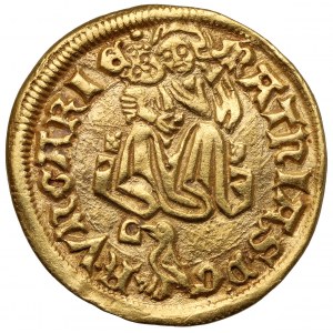 Węgry, Maciej Korwin (1458-1490) Goldgulden bez daty (1470-1477) Nagybanya