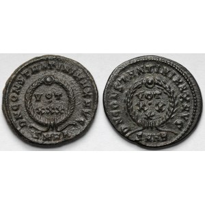 Konstantyn I Wielki (306-337 n.e.) Follisy - zestaw (2szt)