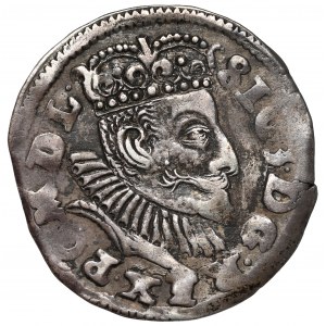 Zygmunt III Waza, Trojak Poznań 1596 - data u dołu