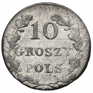 Powstanie Listopadowe, 10 groszy 1831 KG