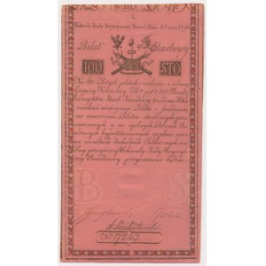100 złotych 1794 seria A - HONIG w filigranie