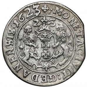 Zygmunt III Waza, Ort Gdańsk 1623 - 2x data - rzadki
