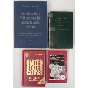 Zestaw literatury numizmatycznej (4szt)