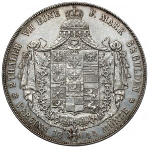Prusy, Friedrich Wilhelm IV, 2 talary 1844-A, Berlin