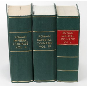 Roman imperial coinage, Tom II,III,V - zestaw kopi (3szt)