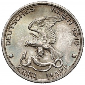 Prusy, 2 marki 1913-A, Berlin - Bitwa Narodów