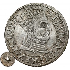 Stefan Batory, Grosz Gdańsk 1579 - gwiazdka po REX