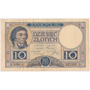 10 złotych 1924 - II EM. A