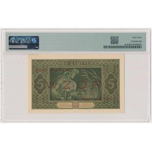 Bilet zdawkowy, 5 złotych 1926 Górnik - WZÓR